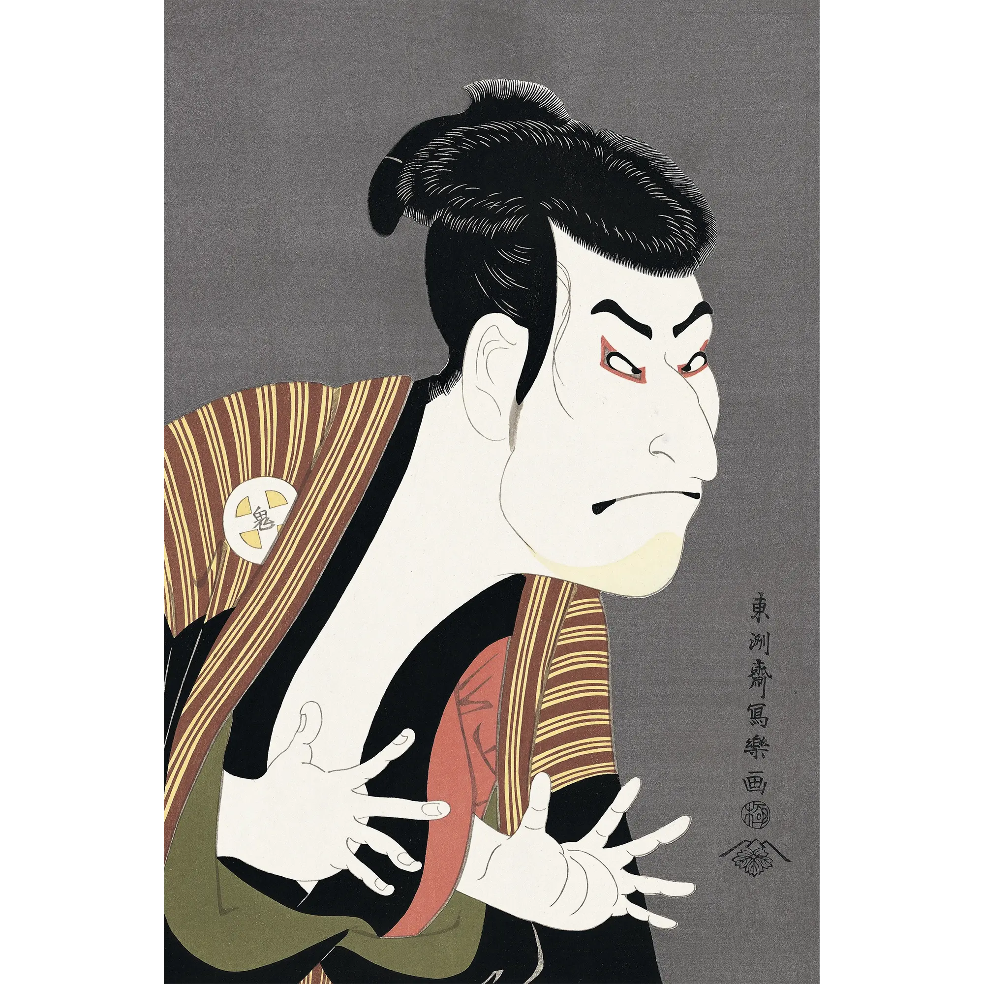 Toshusai Sharaku（東洲斎写楽） 東洲斎写楽「松本米三郎 けはい坂少将