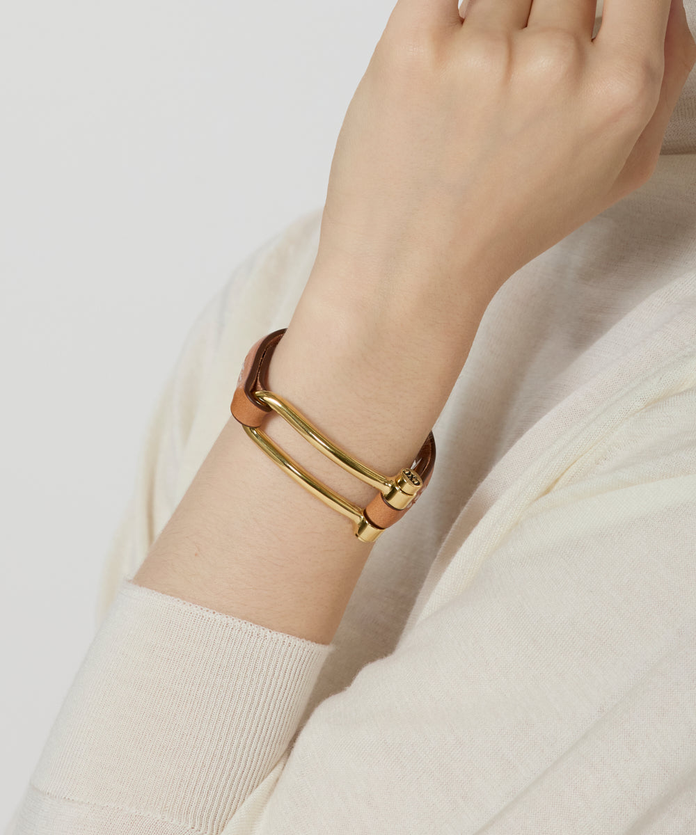 CXC | Buckle x Leather ブレスレット - アマンオンラインストア