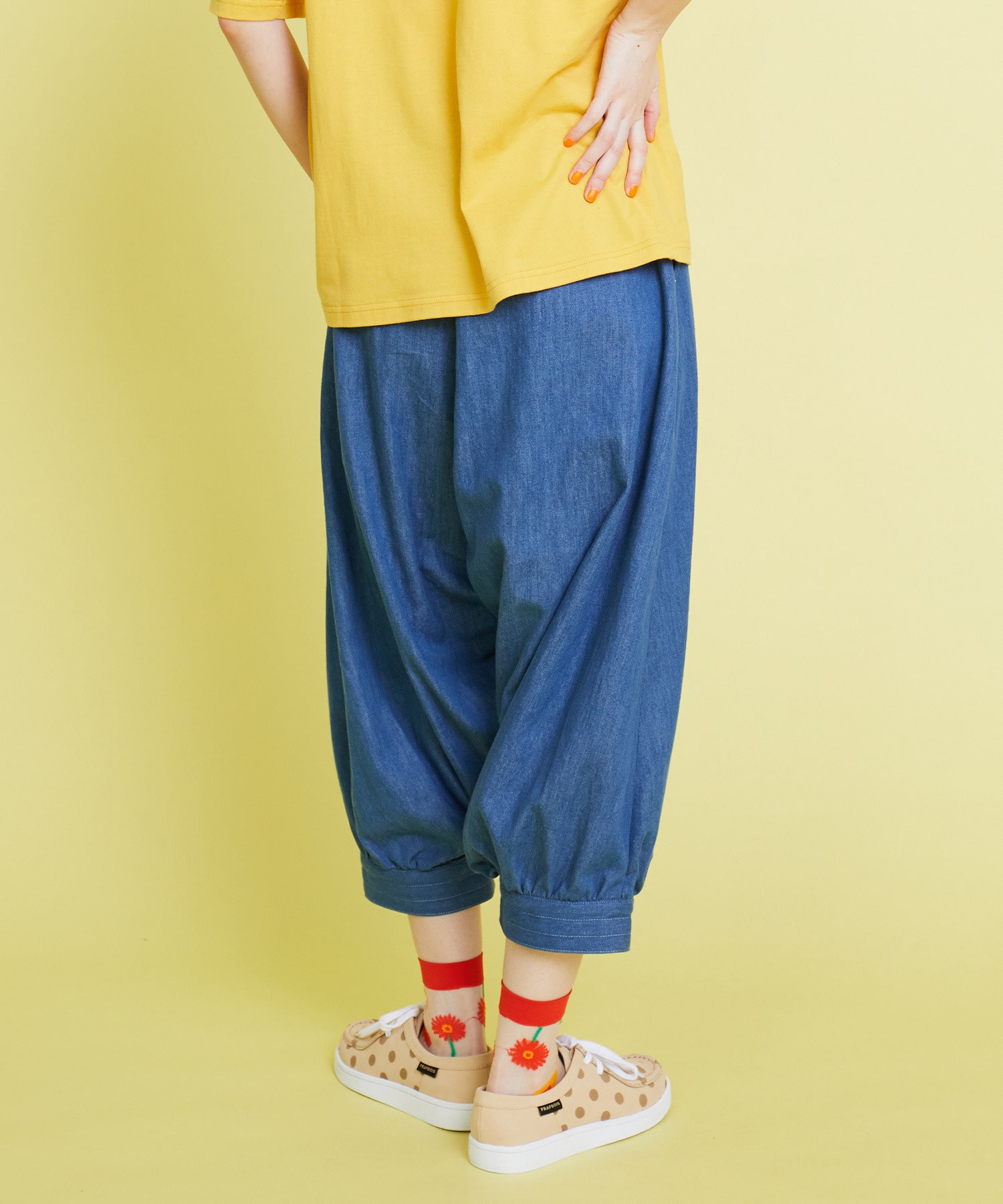 ライトデニム サルエルパンツ｜BIGI online store - ビギ オンラインストア