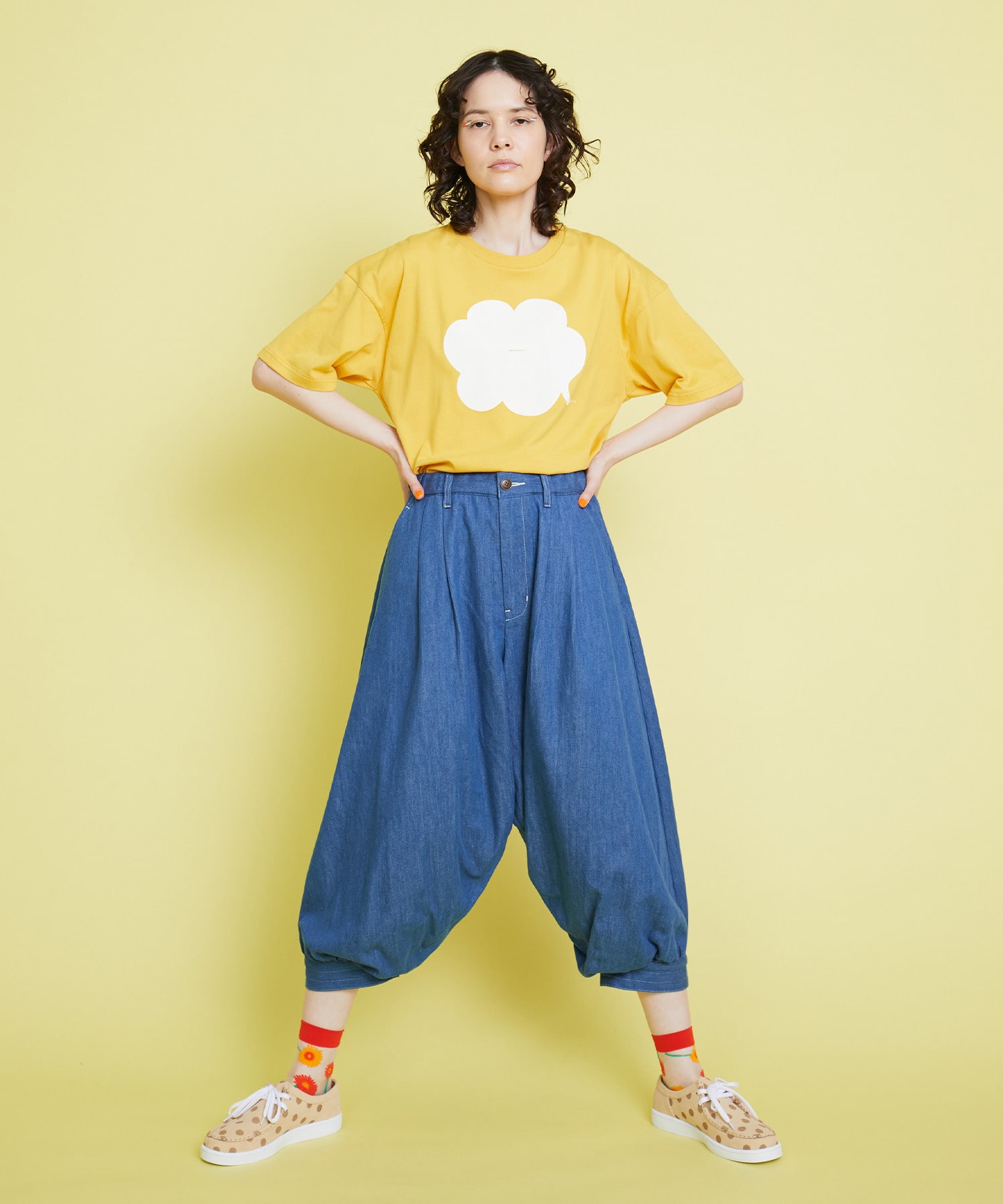 ライトデニム サルエルパンツ｜BIGI online store - ビギ オンラインストア