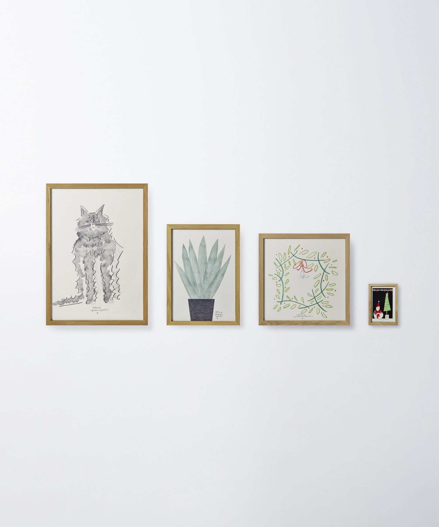 山口一郎さん原画】クリスマス（ポストカードサイズ）｜BIGI online