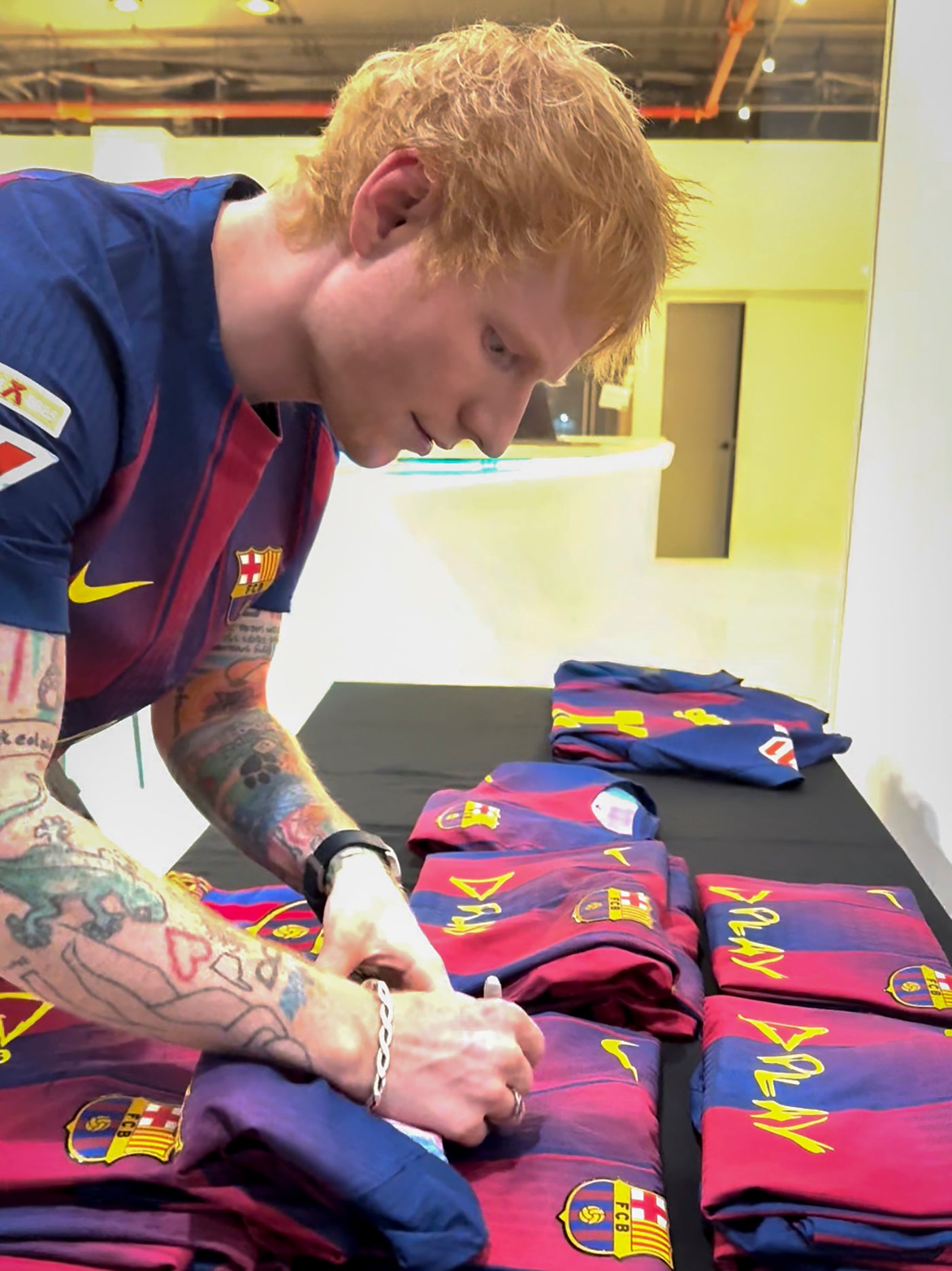 SIGNED | Limited Edition FC BARCELONA x ED SHEERAN 25/26 men's