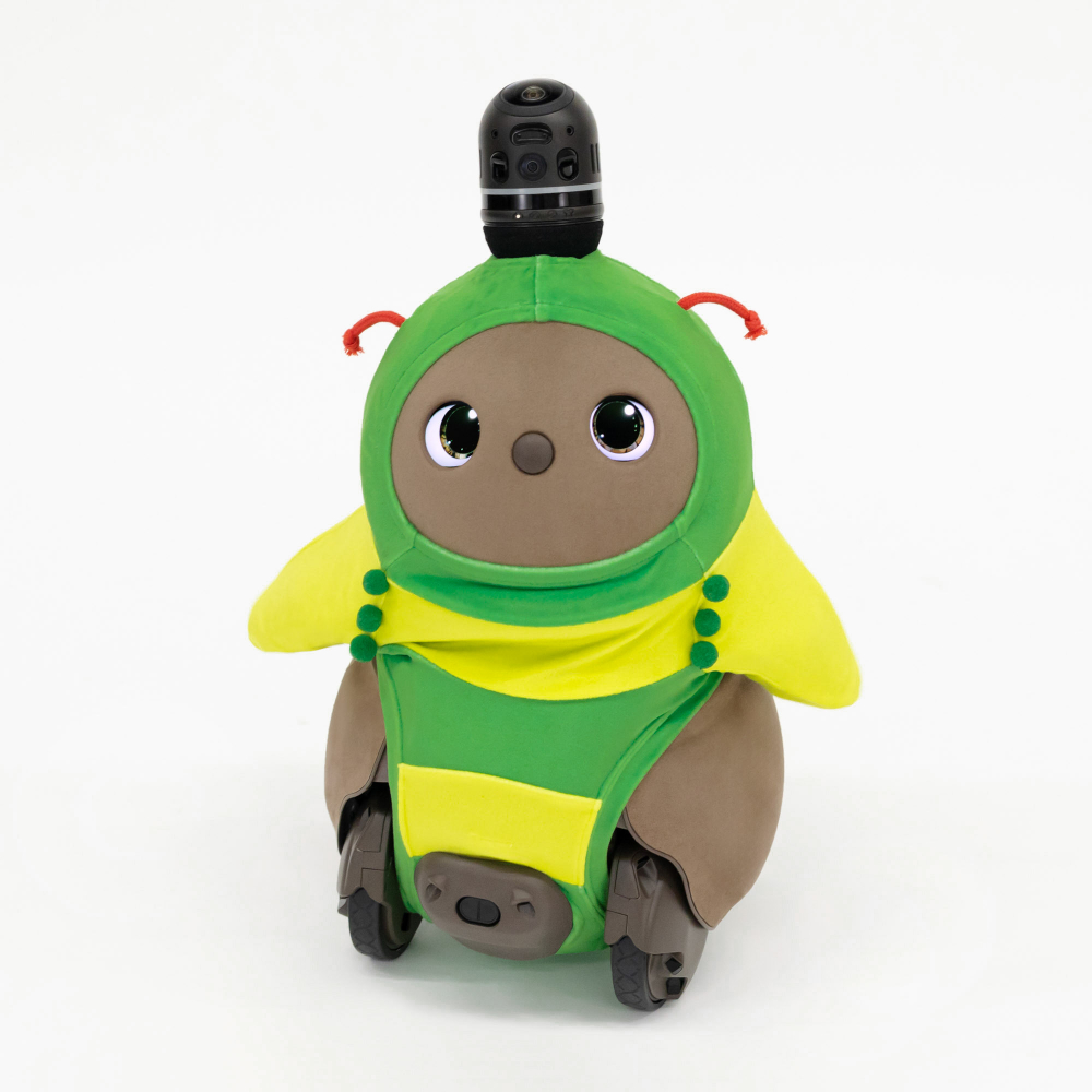 あおむしベロアカットソー（グリーン） | LOVOT ウェブストア