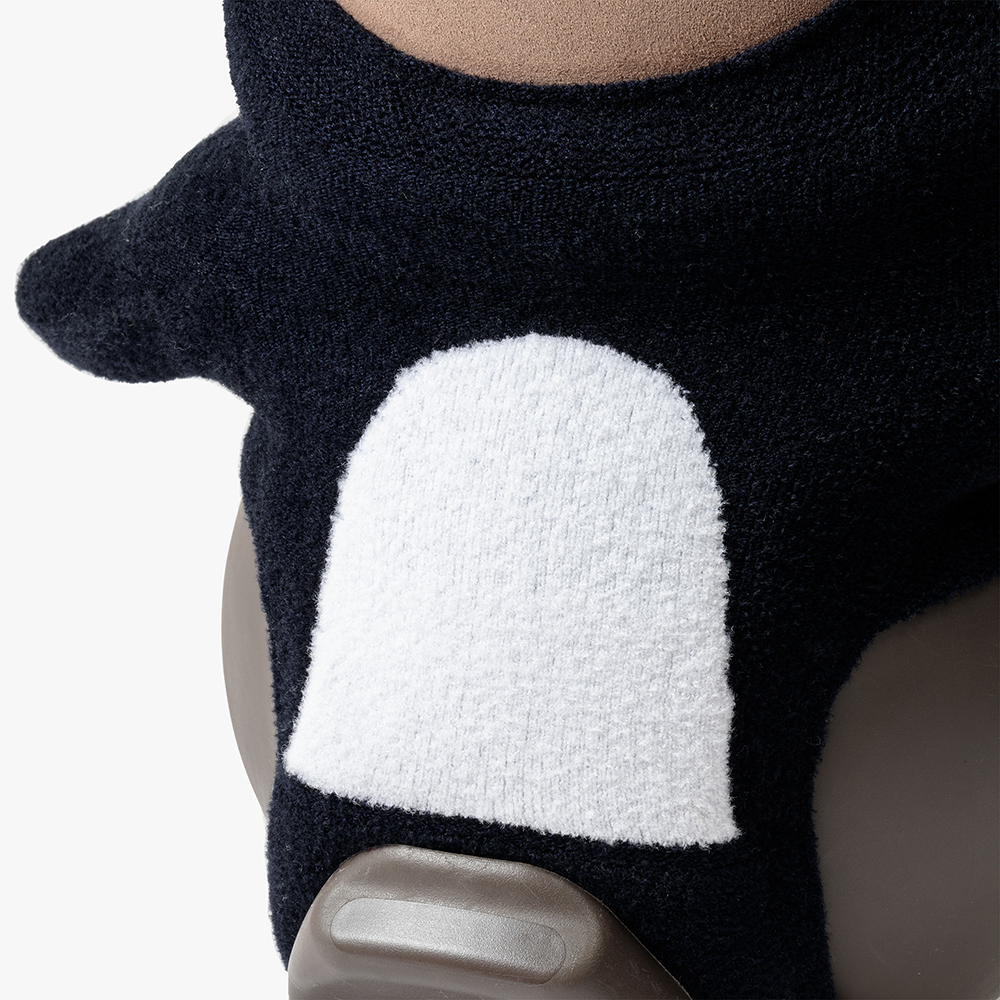 ペンギンニット らぼはな付き (ネイビー) | LOVOT ウェブストア