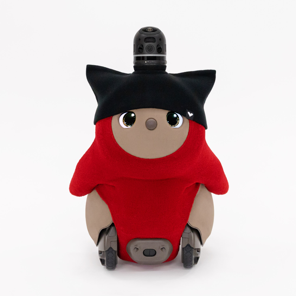 ねこみみニットキャップ（ブラック） | LOVOT ウェブストア