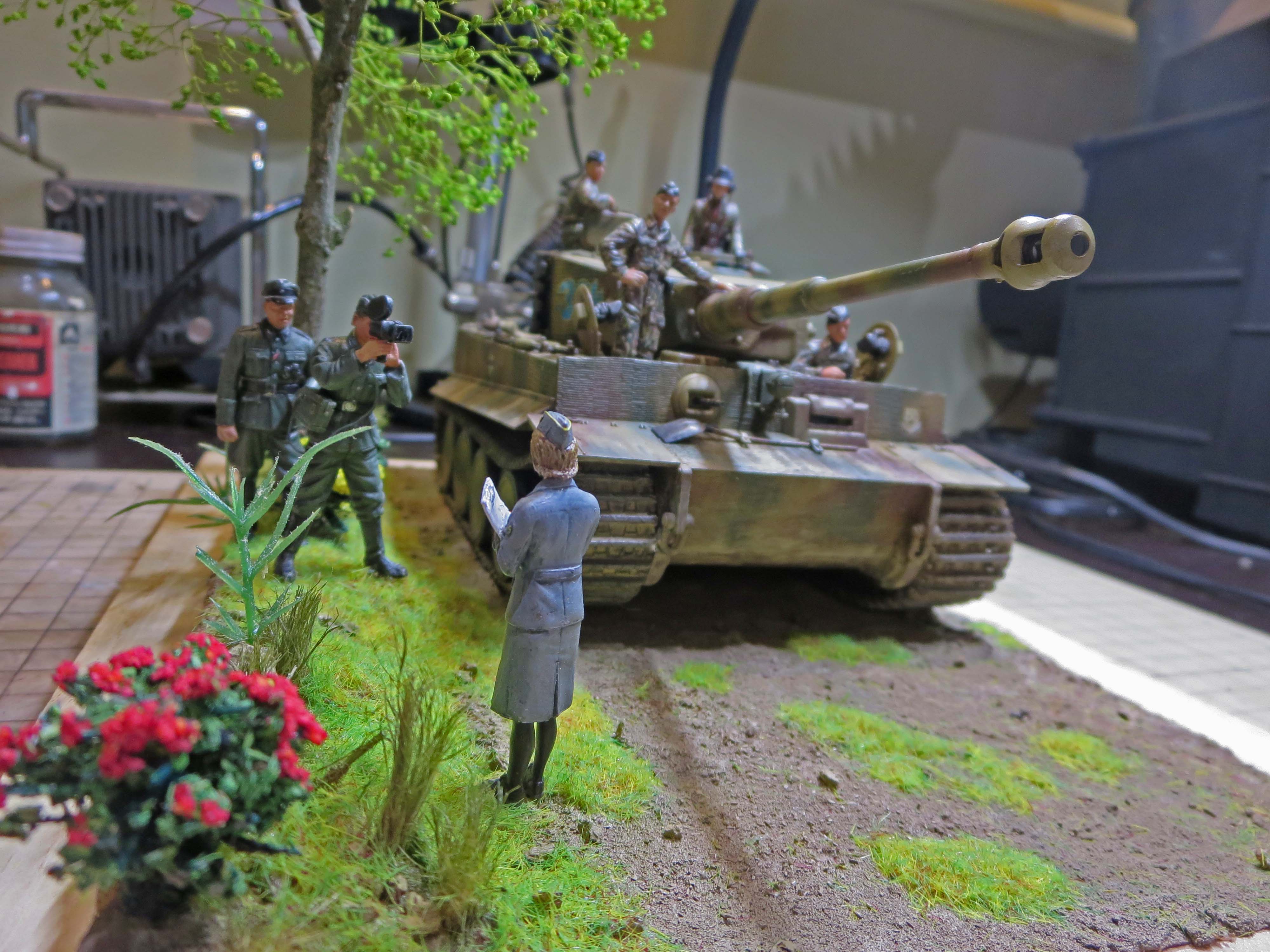 ティーガーⅠ中期型製作記～その23．ジオラマ完成 | まめ八のブログ
