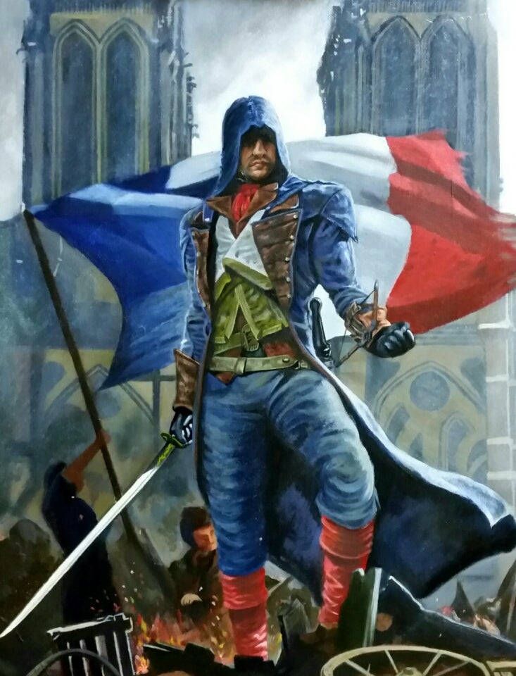 アサシンクリードユニティ・アルノ | ナシェル 絵の成長日記 〜画家を