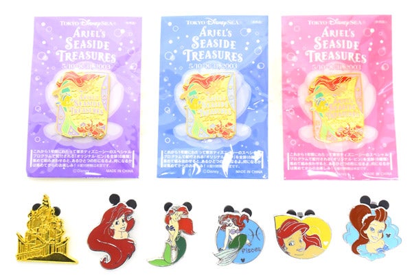 The Little Mermaid/リトルマーメイドのピンズ各種：） | おもちゃ屋