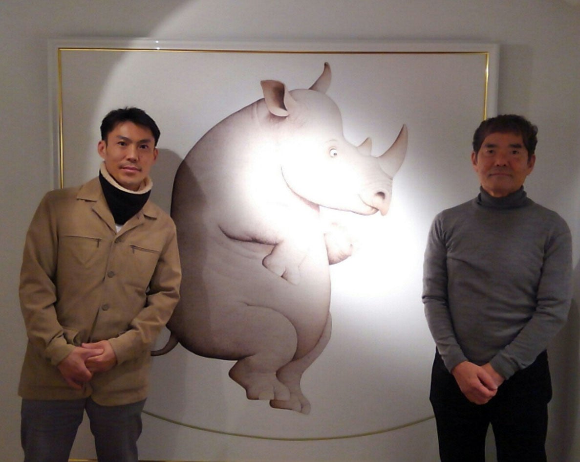 動物イラスト 佐藤邦雄先生と・・・笑 | 野生動物画家マンセルHKMのブログ