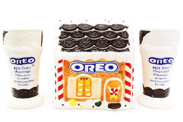 Oreo/オレオの…クッキージャーと、ミルクシェイクカップ・タンブラー