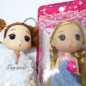 セリア：タイニーローズドールはオビツ11にはでかい／年末向け大掃除中