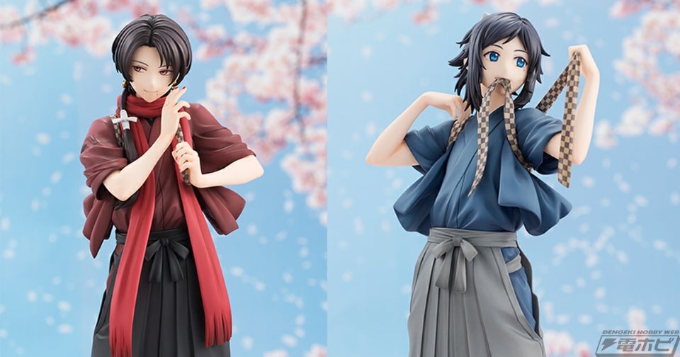 ☆4863☆ ｢刀剣乱舞-花丸-｣内番姿の加州清光と大和守安定がリボルブ