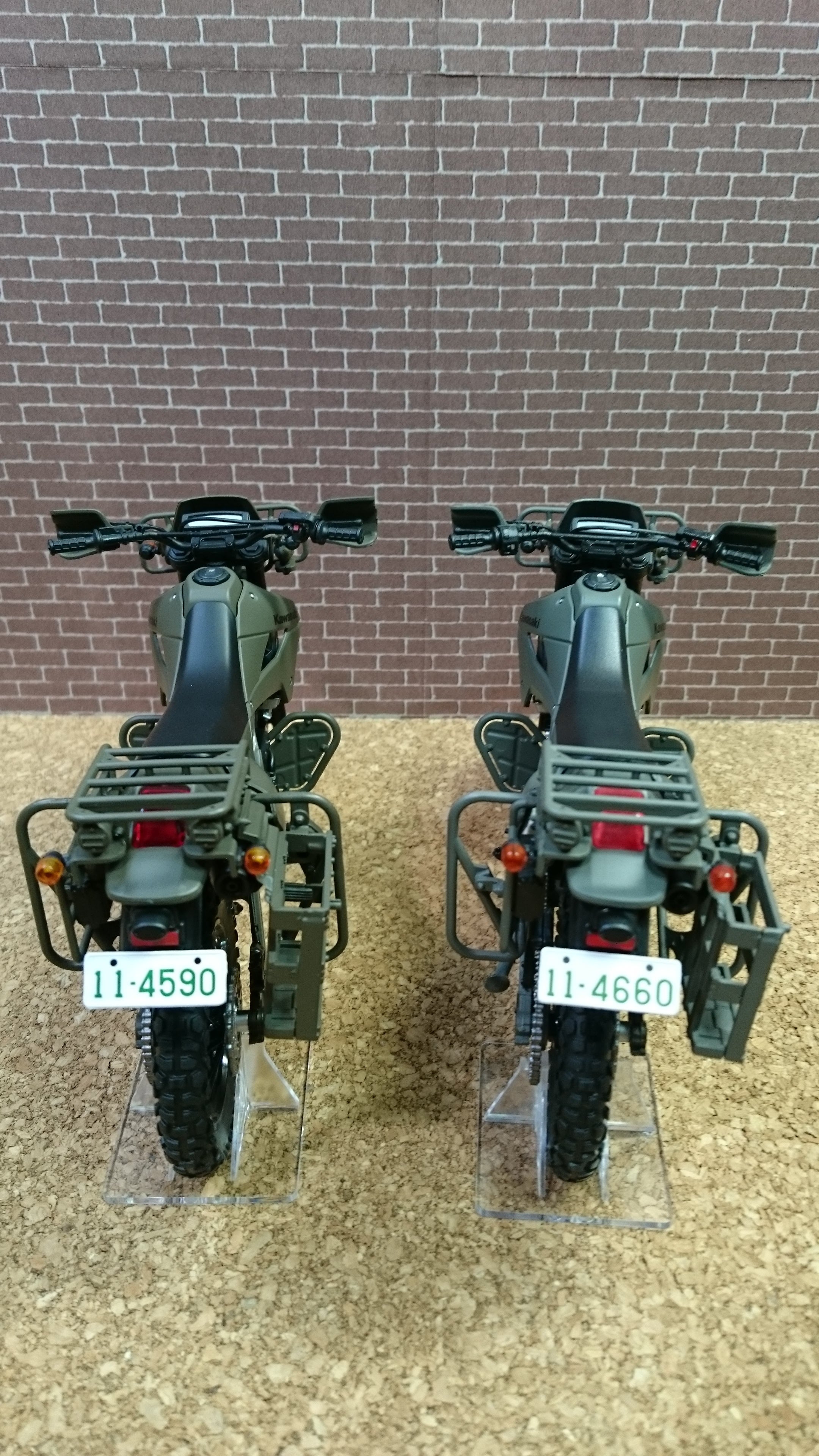 ちょっとだけリトルアーモリー陸自偵察用オートバイ カワサキKLX250
