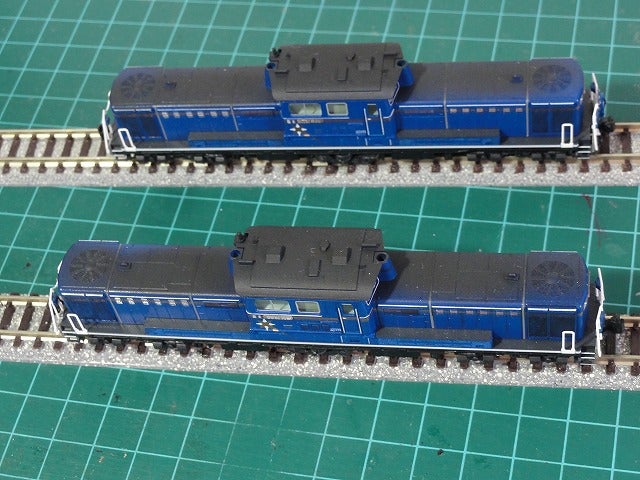 KATO DD51 北斗星色 屋根上ウェザリング | ツインズの鉄道模型工作日記