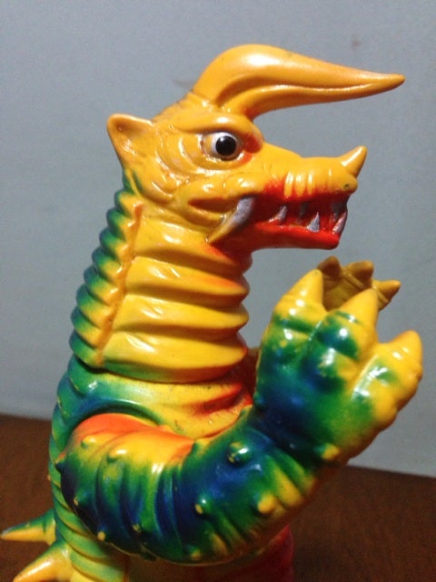 ブラックキング ソフビ ブルマァク製 帰って来たウルトラマン 当時物