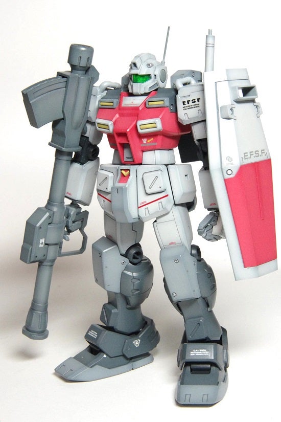 パワード・ジム (HGUC改造) | 箱やっこのブログ