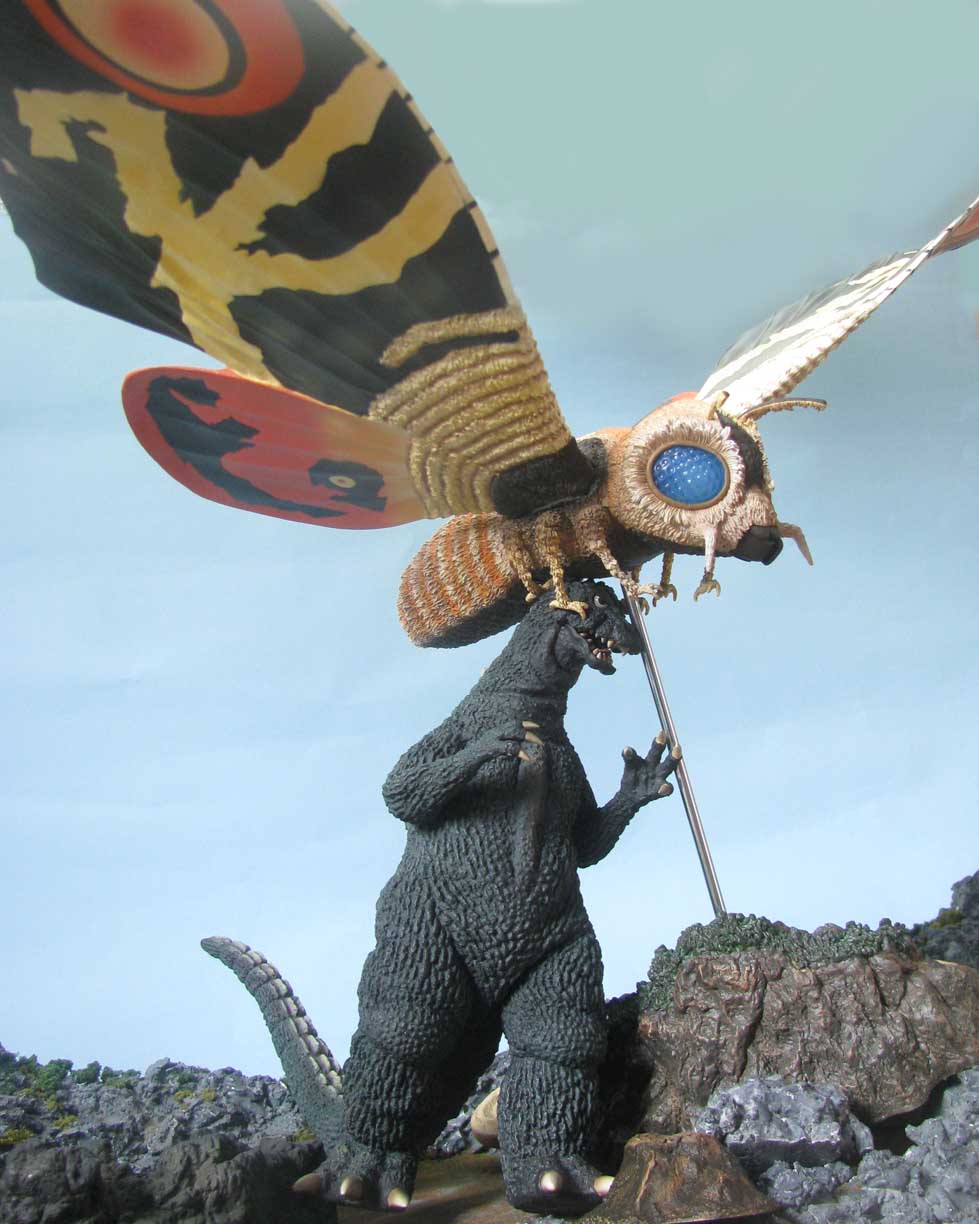 X-PLUS「モスラ1964」少年リック限定 対決ゴジラセット その2 モスラ