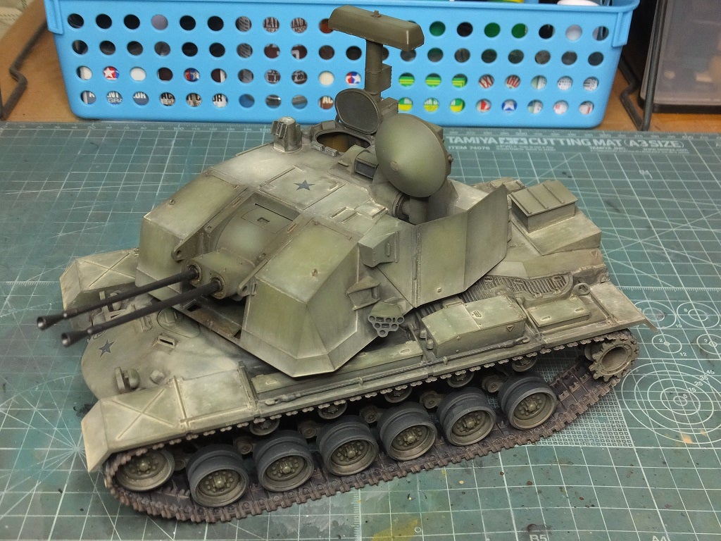 タミヤ 1/35 アメリカ陸軍対空戦車 ヨーク（その5） | なおなおの模型