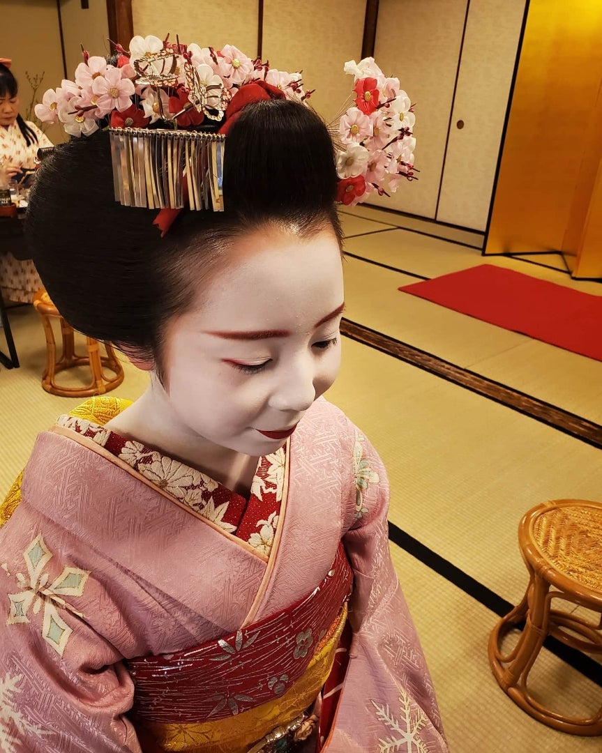 15歳の舞妓さん☆先斗町の市琴(いちこと)さん銀製かんざしアーティスト