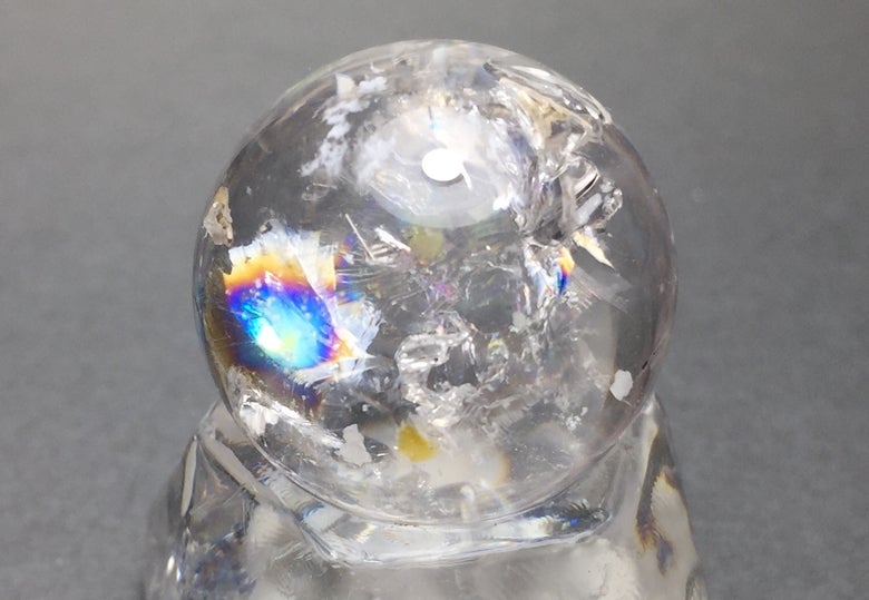 水入り水晶スフィア 埼玉県 吉川美南 パワーストーン インフォニック