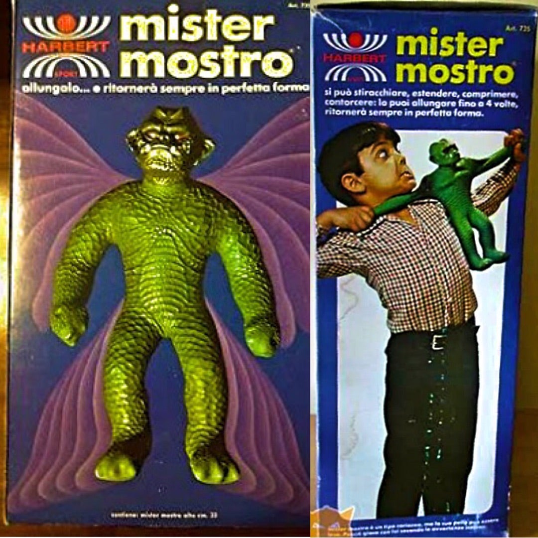 1976年 イタリア版 ミスターXとアンドロ星人の広告 | 怪獣玩具とカタナ