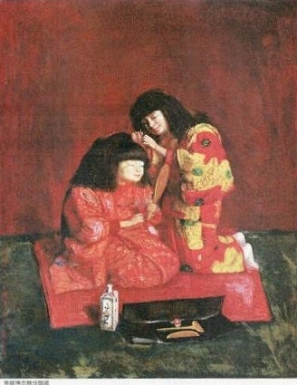あり余るほどの愛ゆえか「二人麗子図（童女飾髪図）」岸田劉生
