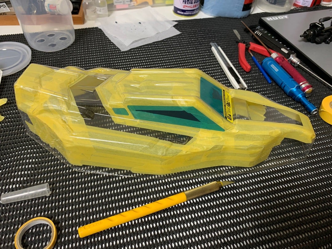 YZ-2を作ろう #14 (ボディ塗装) | R/Cの有る週末♪ FORZA!!! R/C