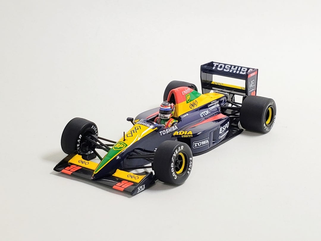 1990年の日本人初表彰台 ラルース ローラ ランボルギーニ LC90