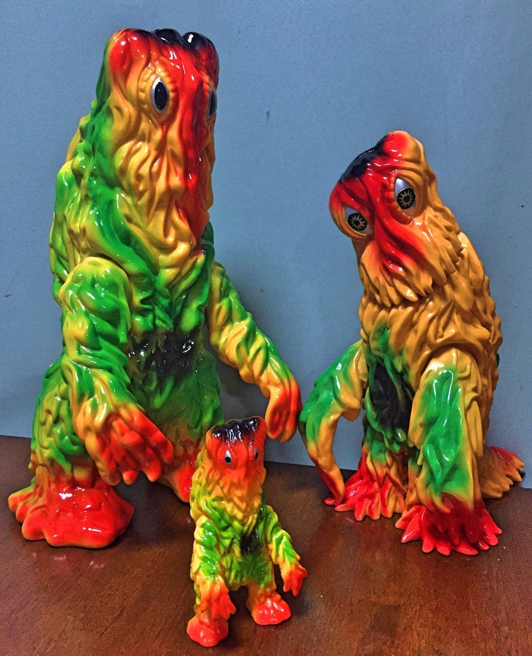 M1号製DXヘドラとマーミット製ジャイアントヘドラとブルマァク製