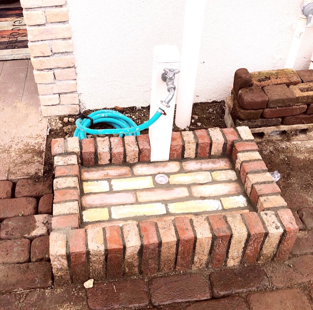 DIY ガーデンシンクの作り方 | パパのキャラ弁と真鯛釣りのブログ