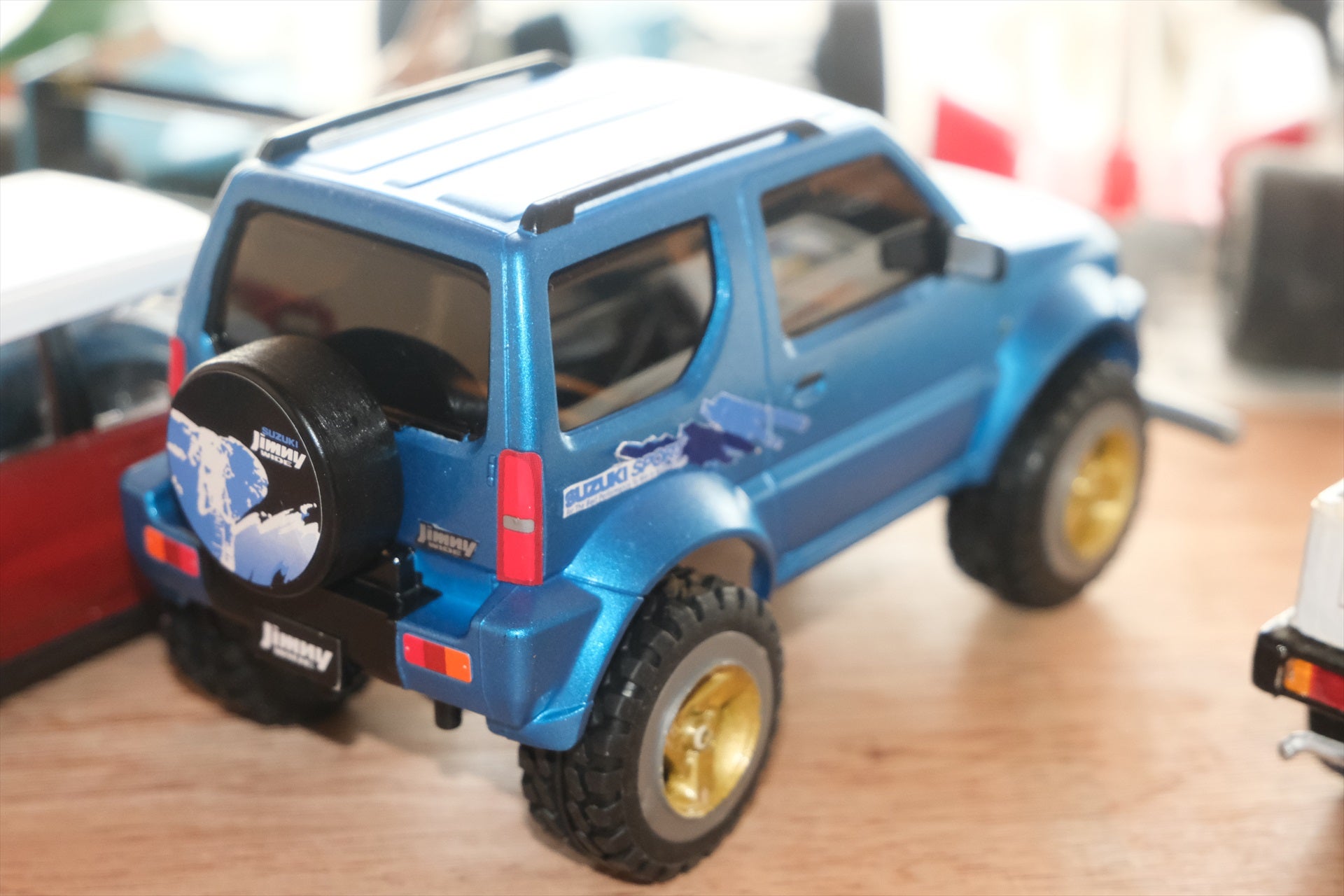 ミニ四駆を塗装してみました】TAMIYA 1/32 スズキジムニーワイド 2020