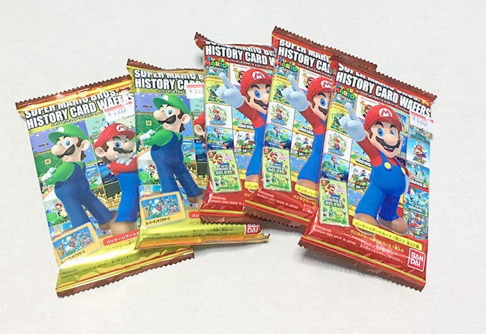 スーパーマリオブラザーズ ヒストリーカードウエハースを買ったので