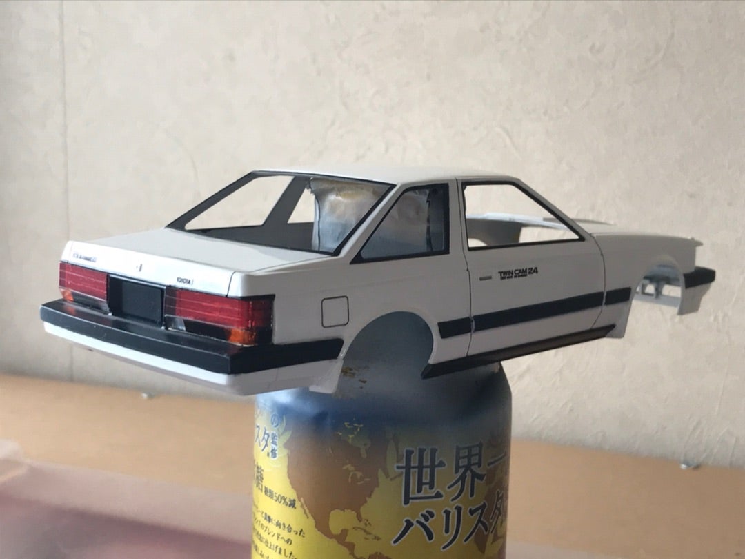 タミヤ ソアラ 後期型への改修その14 | 三児の父のカーモデルとか日記
