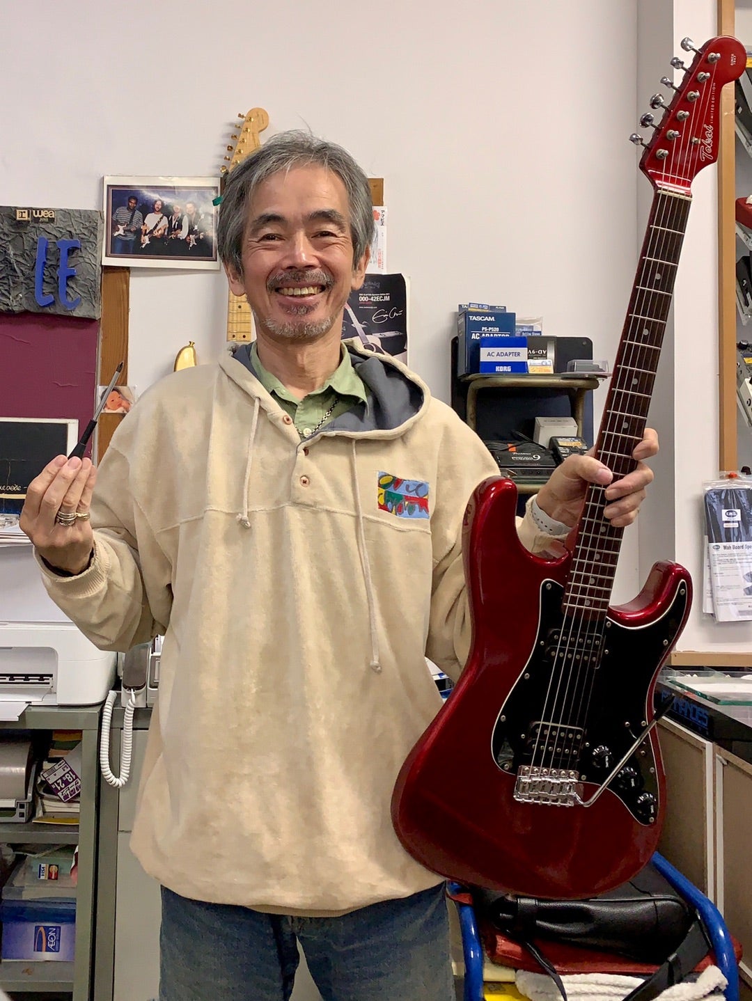 TOKAI の2ハム・ストラトのメンテ❗️ | Eric Clapton師匠バンザイ日記