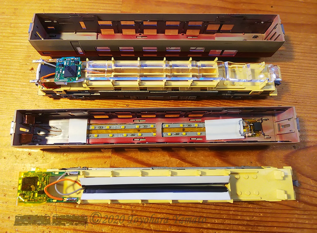 鉄道模型]室内灯の自作化完結 & KATO 285系サンライズ(5) | 重単5175