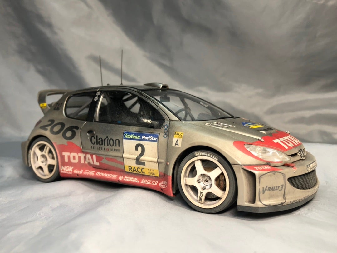 タミヤ 1/24 プジョー 206 WRC 完成 | hobby-hobby
