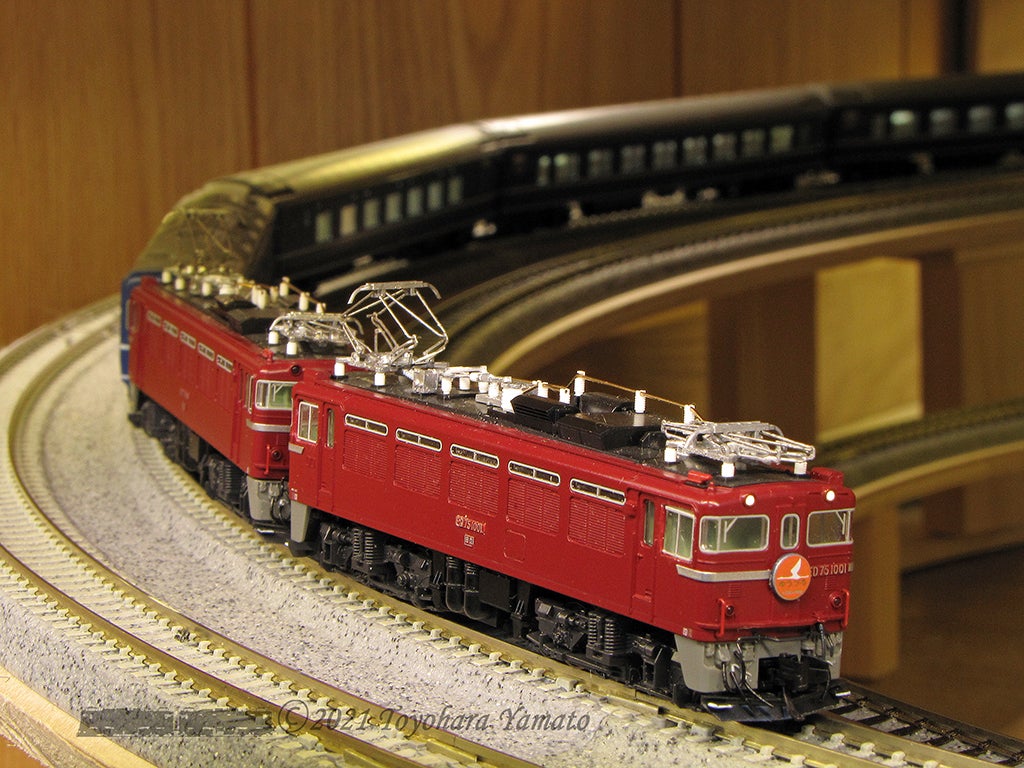 KATO ED75 1000 ホース類表現～新設と換装 [鉄道模型] | 重単5175