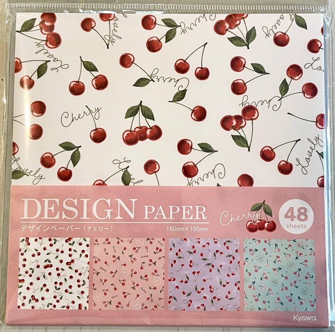 協和紙工】デザインペーパー チェリー | My favorite things