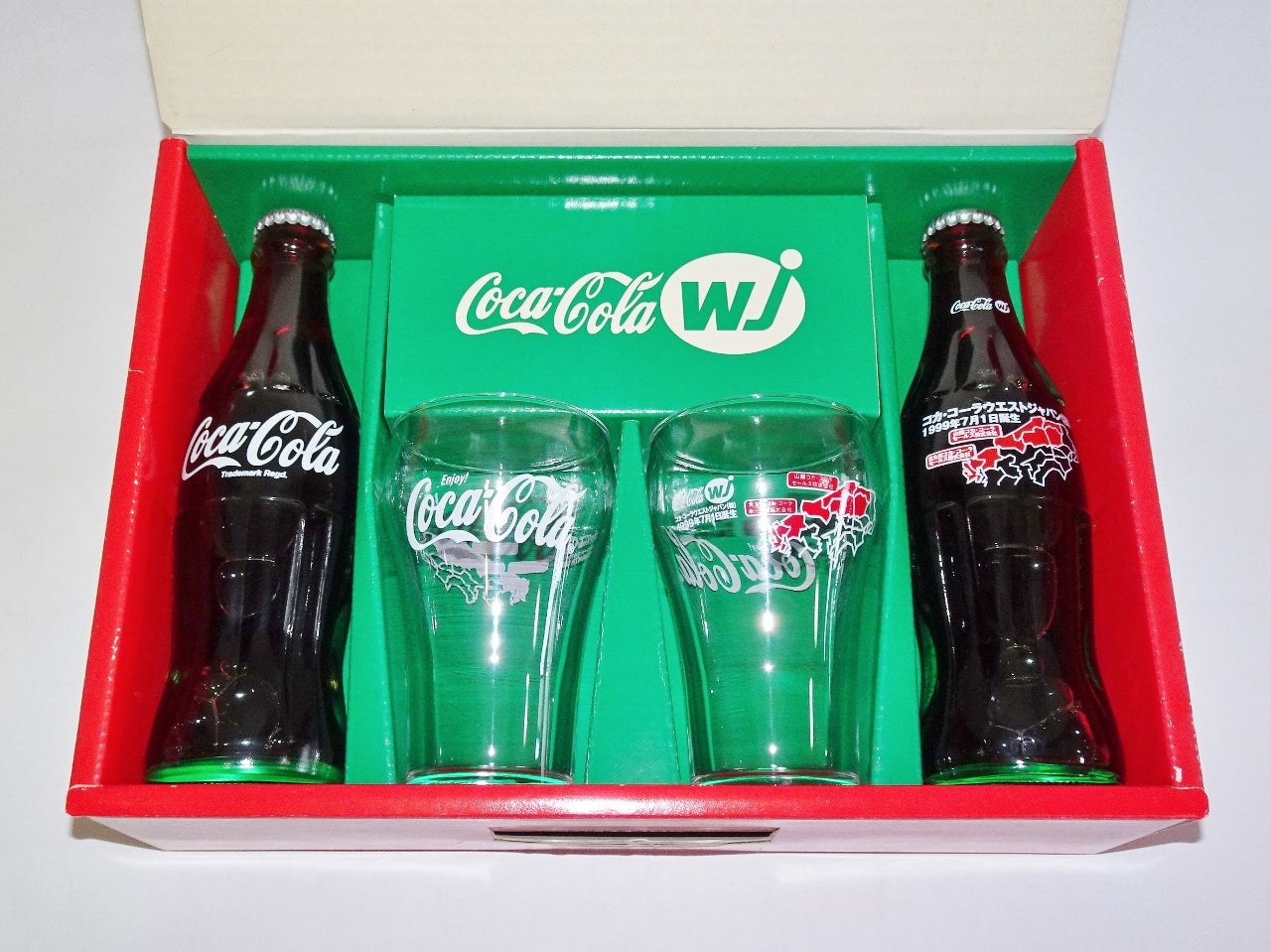 ノベルティグッズ「コカ・コーラ ウエストジャパン記念ボトル グラス