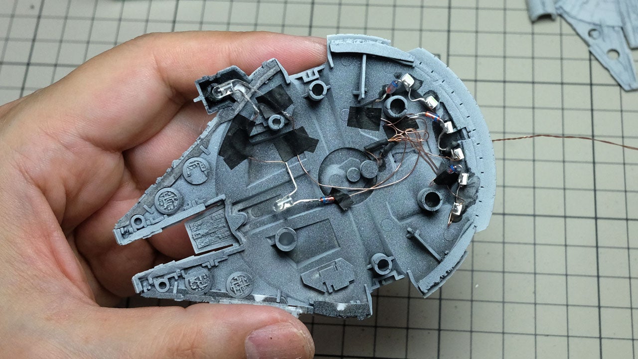 BANDAI ミレニアムファルコンビークルモデル〜2機目【STAR WARS】製作