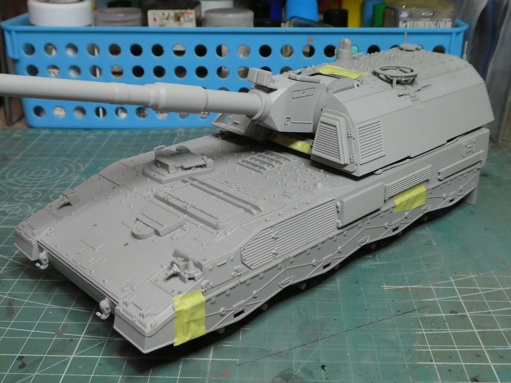 レベル 1/35 Panzerhaubitze 2000（その6） | なおなおの模型（とそれ