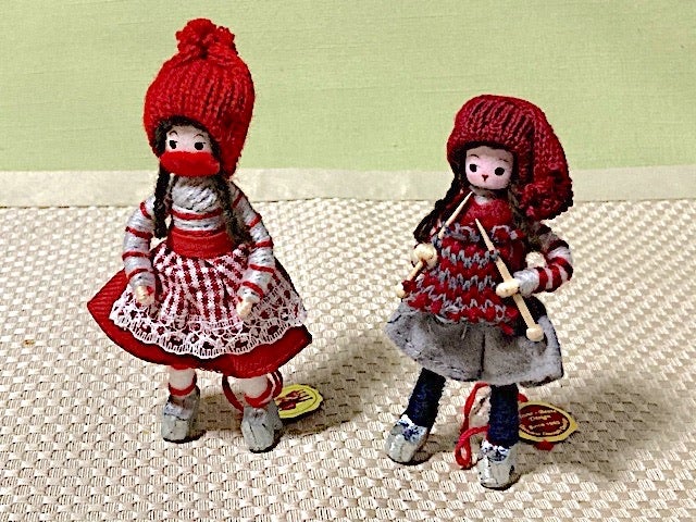 北欧のクリスマス人形】デンマーク①＜アンネ・ベアテ＞ニッセ人形