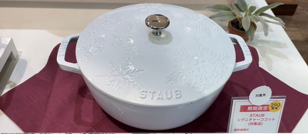 YouTube】ストウブ スノークリスタルを求めてアウトレット レイク