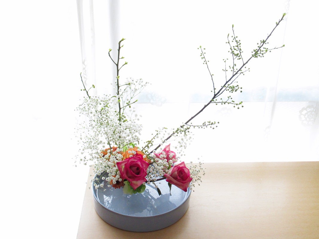 第三応用傾真型逆勝手 | 斎藤 隆信 溝の口・高津・二子玉川「いけばな