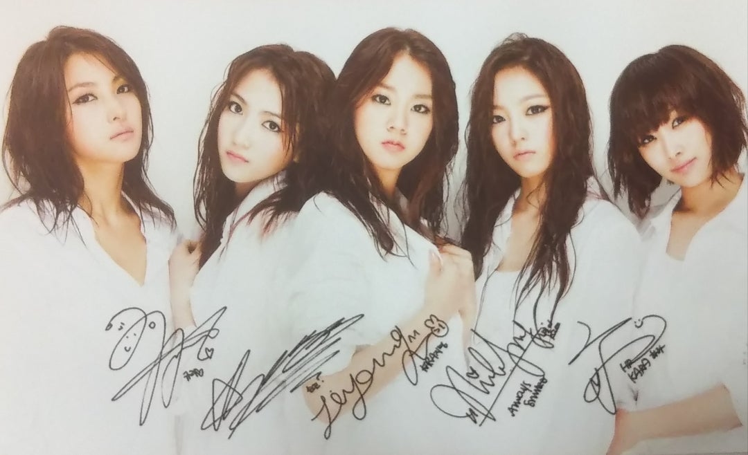 KARAメンバー サインの変化。 | 心臓、ミュージック。