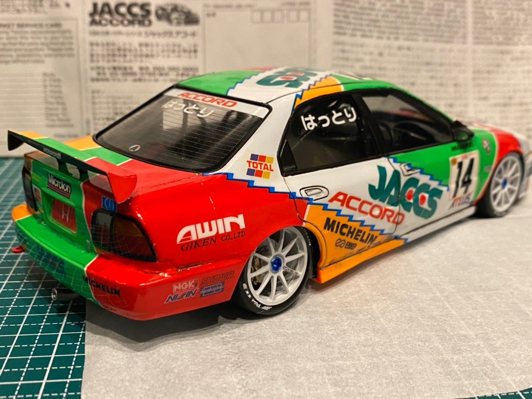 タミヤ ジャックスアコードJTCC (13)完成… | よし@シロートモデラーブログ