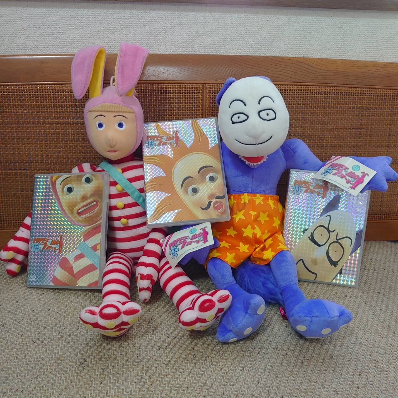 ぬいぐるみメーカー童心の「POPEE the ぱフォーマー」ぬいぐるみ