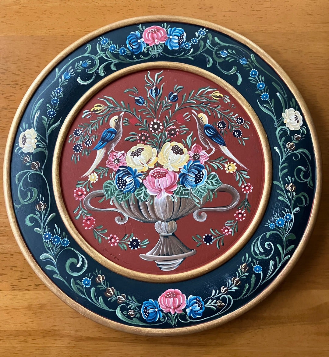 アッセンデルフトの花のリース(生徒作品) | トールペイント え・と・せ