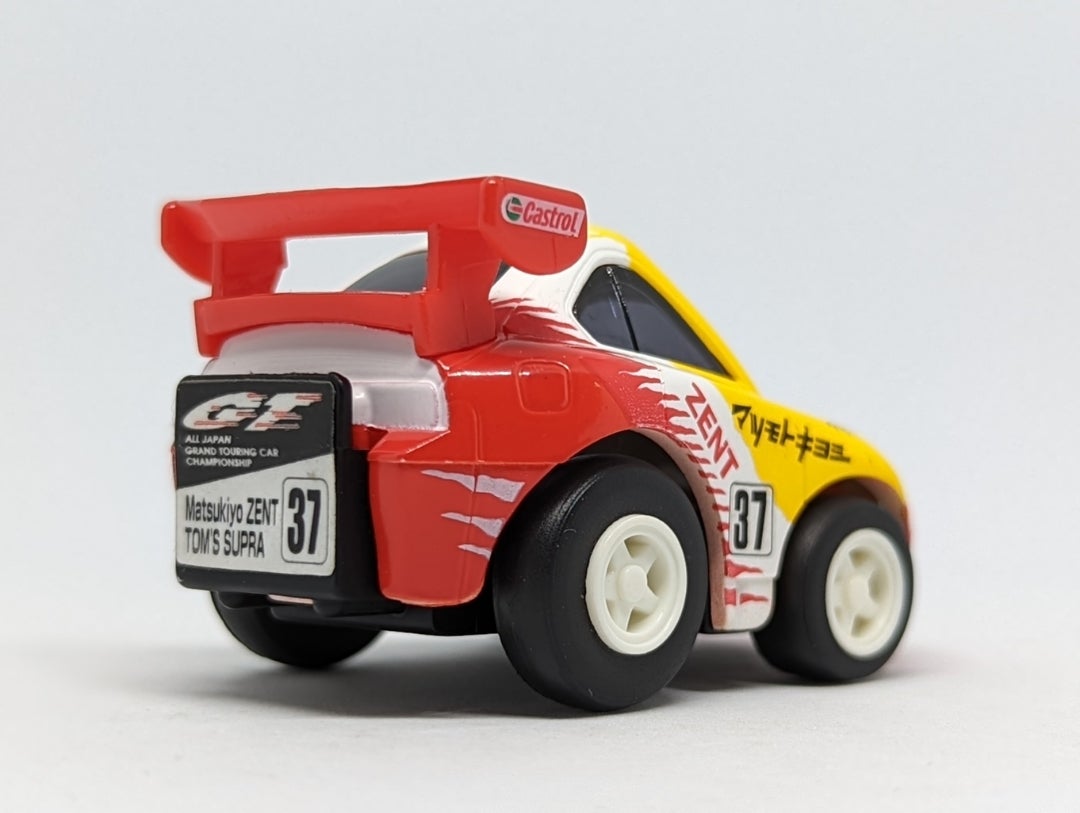 チョロQ】マツキヨ ZENT TOM'S スープラ (JGTC 2001) | MP935Tのチョロ