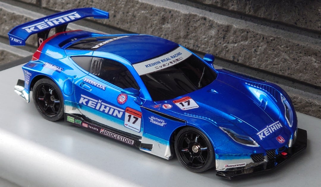 京商ミニッツ 自作ボディKEIHIN HSV-010サーキットデビュー | hiro3の